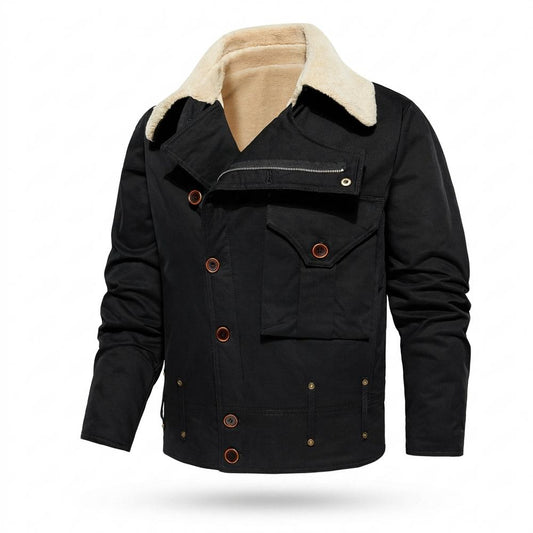 Mens Outlet House - Nudam | Sherpa-Collared Lined Jacket Men