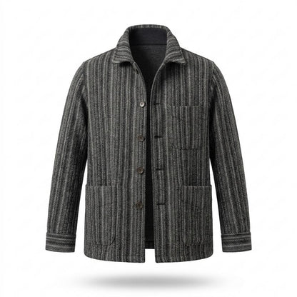 Mens Outlet House - Vizem | Striped Textured Jacket Men