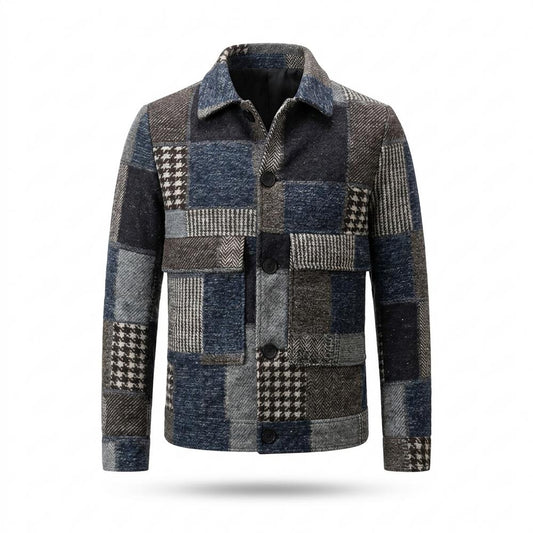 Mens Outlet House - Vator | Patchwork Collared Jacket Men