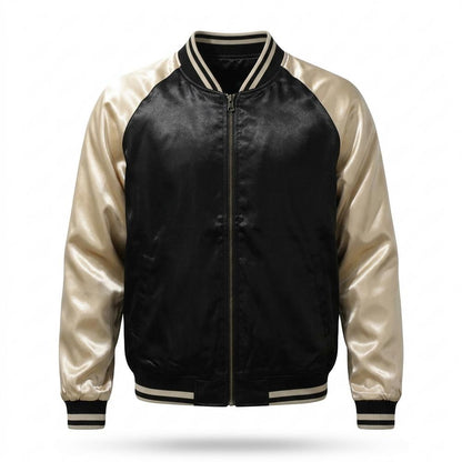 Mens Outlet House - Lemor | Two-Tone Satin Jacket Unisex
