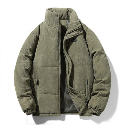 Mens Outlet House - Elrev | Corduroy Padded Jacket Men