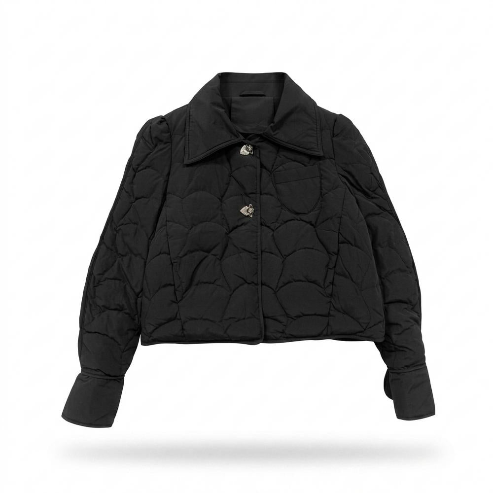 Mens Outlet House - Kefus | Quilted Buttoned Jacket Women