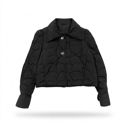Mens Outlet House - Kefus | Quilted Buttoned Jacket Women