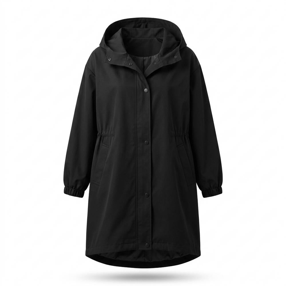 Mens Outlet House - Rimon | Hooded Buttoned Coat Women