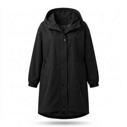 Mens Outlet House - Rimon | Hooded Buttoned Coat Women