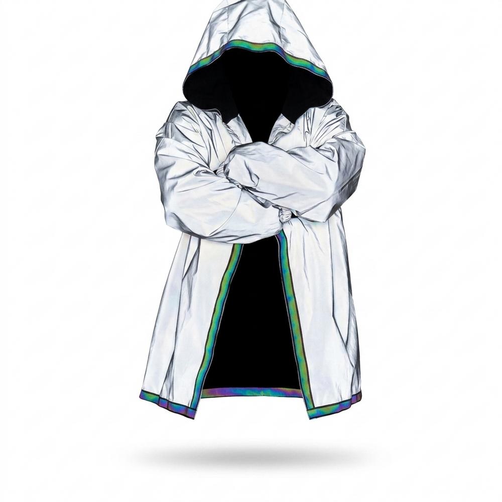 Mens Outlet House - Selan | Reflective Hooded Coat Unisex