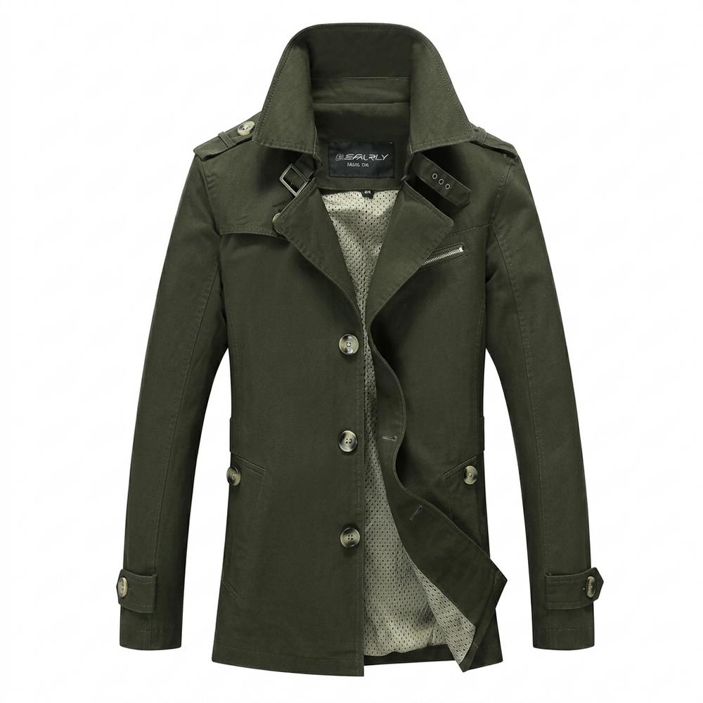Mens Outlet House - Altal | Single-Breasted Lined Coat Men
