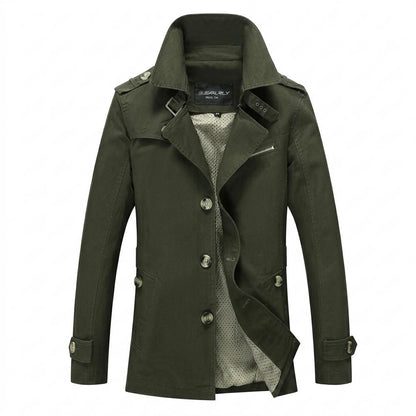 Mens Outlet House - Altal | Single-Breasted Lined Coat Men