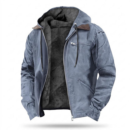 Mens Outlet House - Kanor | Fleece-Lined Hooded Jacket Men
