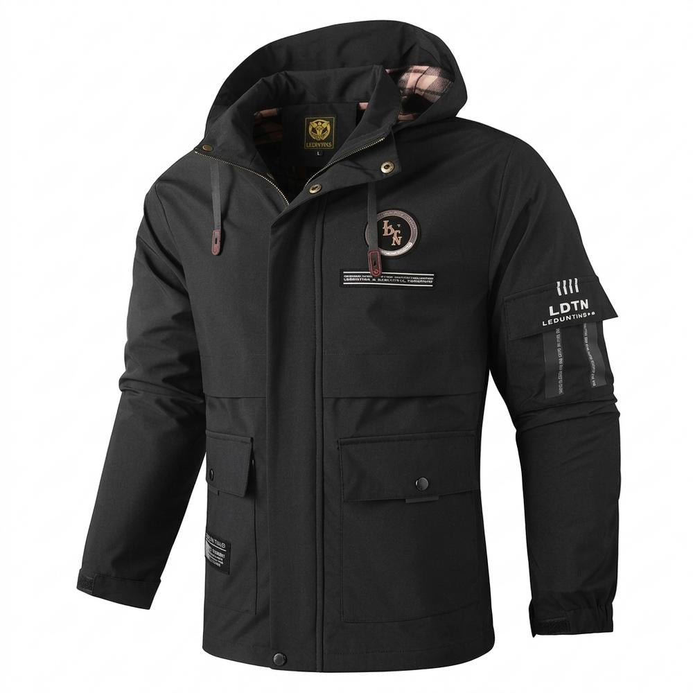 Mens Outlet House - Nelom | Hooded Multi-Pocket Jacket Men