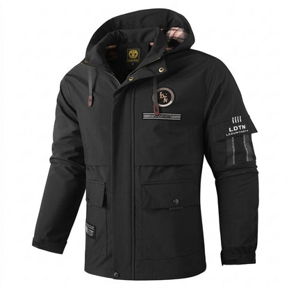 Mens Outlet House - Nelom | Hooded Multi-Pocket Jacket Men
