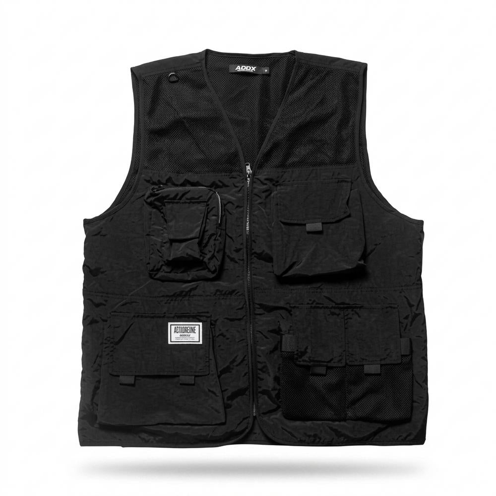 Mens Outlet House - Zeral | Multi-Pocket Zip-Up Vest Unisex