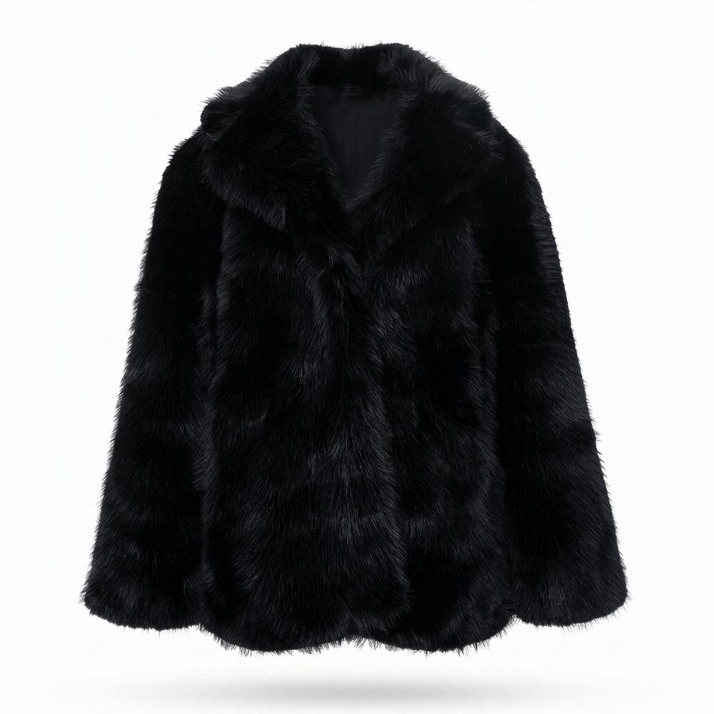 Mens Outlet House - Muvom | Faux Fur Plush Coat Women