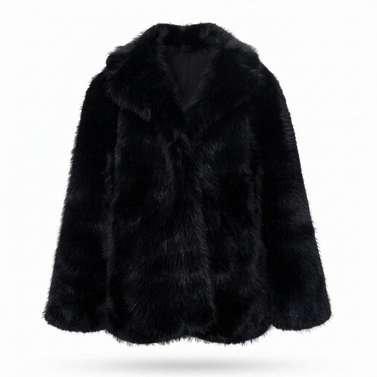 Mens Outlet House - Muvom | Faux Fur Plush Coat Women