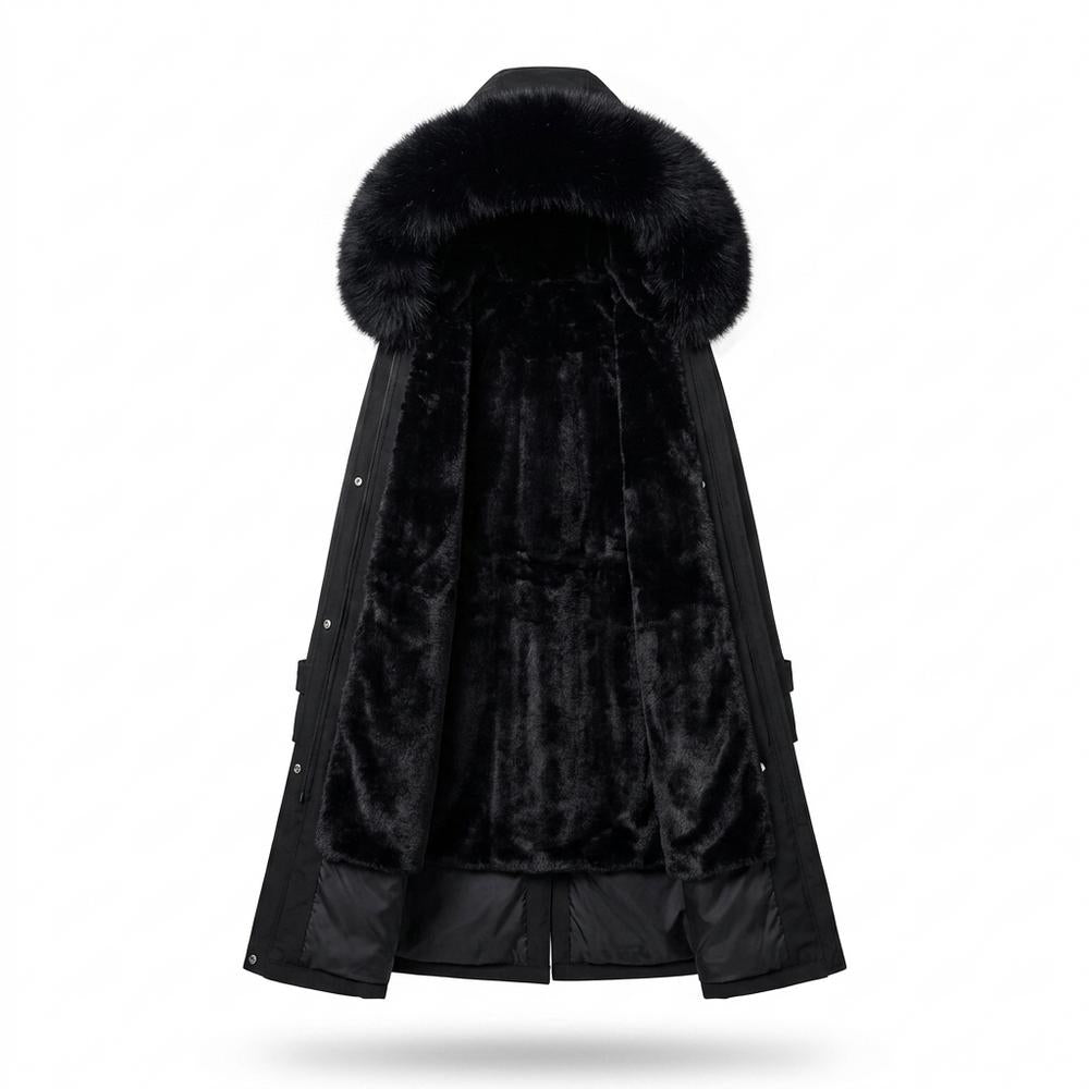 Mens Outlet House - Yolom | Plush-Lined Hooded Coat Women