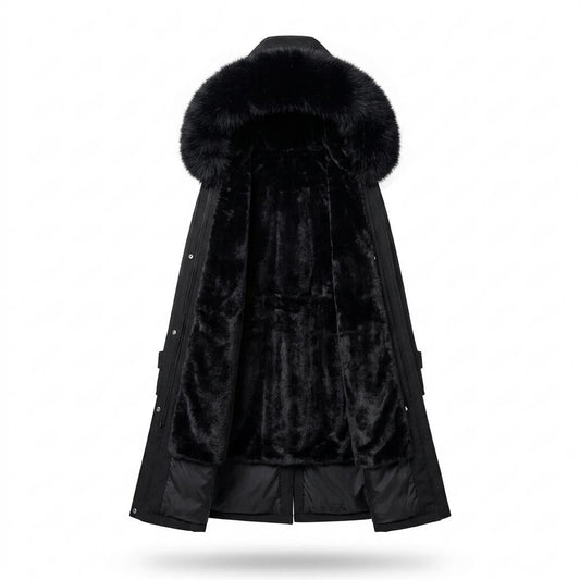 Mens Outlet House - Yolom | Plush-Lined Hooded Coat Women