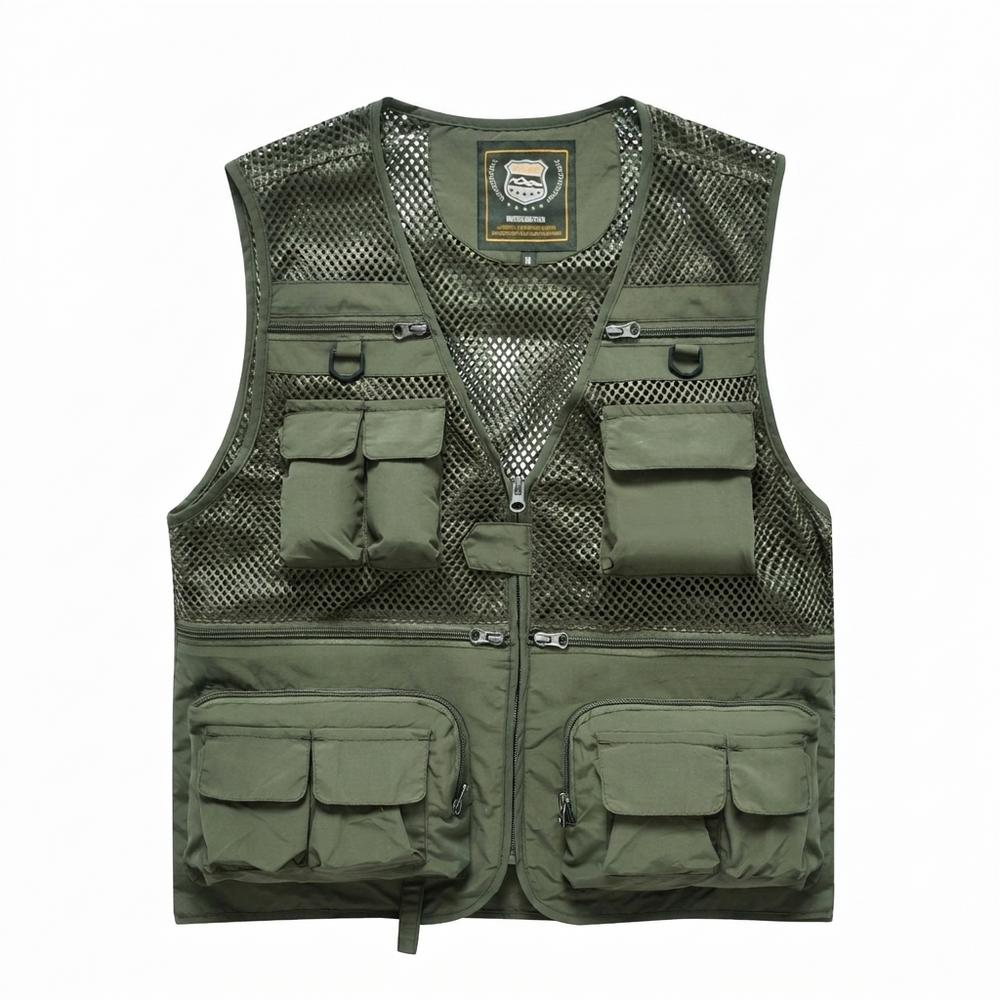 Mens Outlet House - Nabok | Mesh Multi-Pocket Vest Men