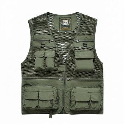 Mens Outlet House - Nabok | Mesh Multi-Pocket Vest Men
