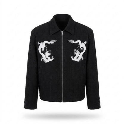 Mens Outlet House - Semor | Textured Embroidered Jacket Unisex