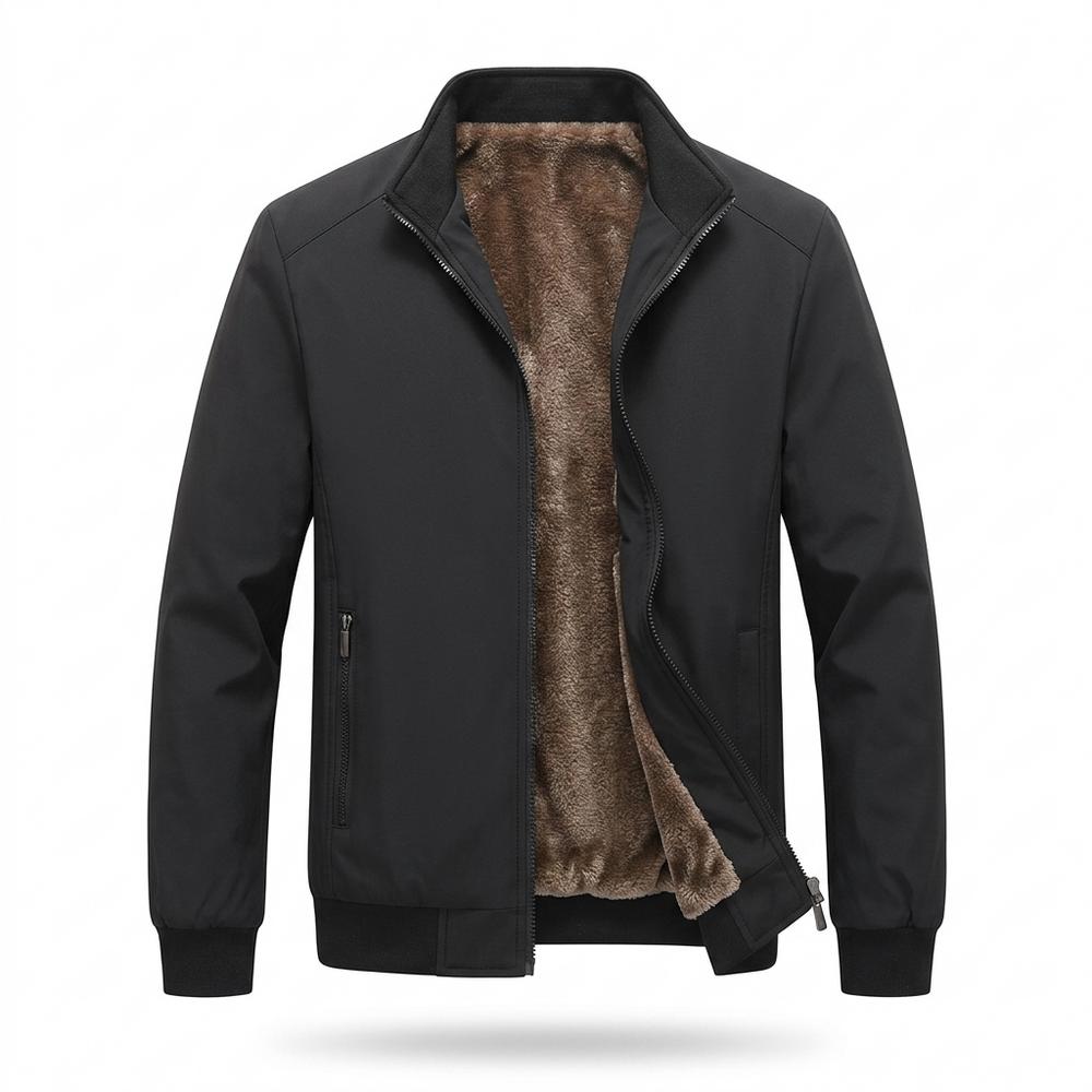 Mens Outlet House - Zelor | Fleece-Lined Zip-Up Jacket Men