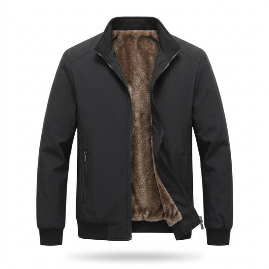 Mens Outlet House - Zelor | Fleece-Lined Zip-Up Jacket Men