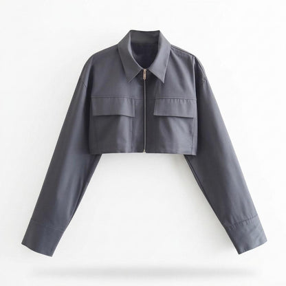 Mens Outlet House - Vilin | Cropped Zip-Up Jacket Women