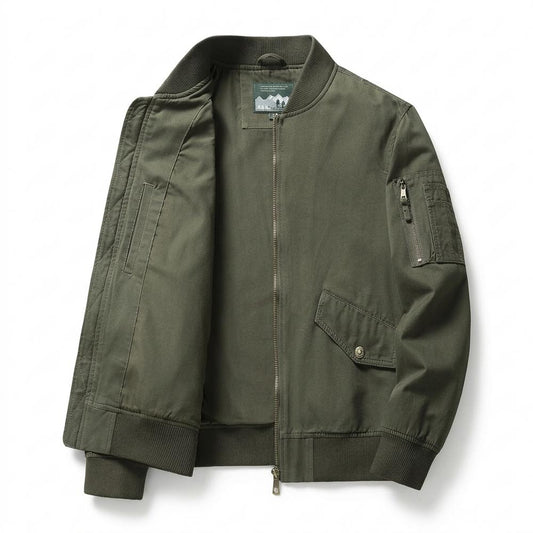 Mens Outlet House - Mitin | Zip-Up Bomber Jacket Men