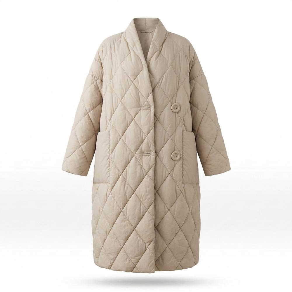 Mens Outlet House - Neram | Quilted Oversized Coat Women