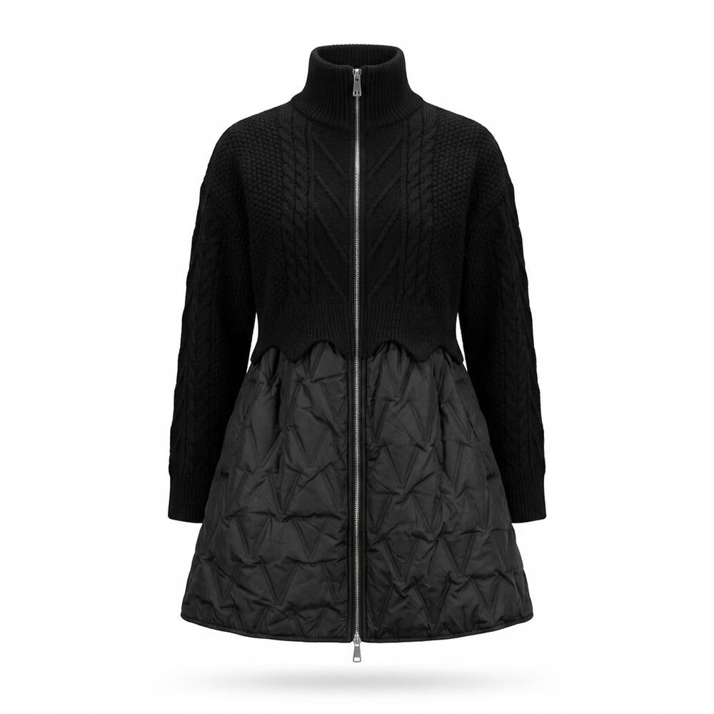 Mens Outlet House - Vofok | Quilted Cable-Knit Coat Women