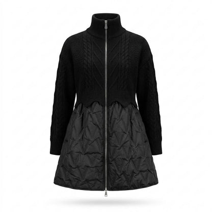 Mens Outlet House - Vofok | Quilted Cable-Knit Coat Women