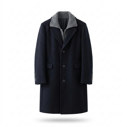 Mens Outlet House - Arsen | Single-Breasted Layered-Collar Coat Men