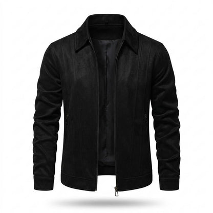 Mens Outlet House - Lamir | Faux Suede Zip-Up Jacket Men