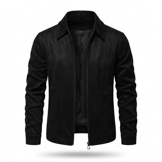 Mens Outlet House - Lamir | Faux Suede Zip-Up Jacket Men