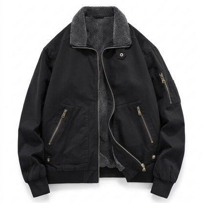 Mens Outlet House - Vasan | Fleece-Lined Shearling-Collar Jacket Men