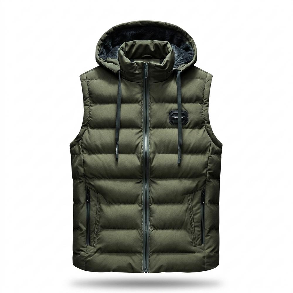 Mens Outlet House - Casin | Quilted Hooded Vest Men