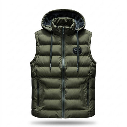 Mens Outlet House - Casin | Quilted Hooded Vest Men