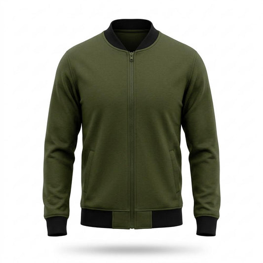 Mens Outlet House - Vadan | Zip-Up Bomber-Style Jacket Men