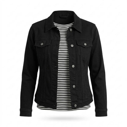 Mens Outlet House - Nizes | Button-Front Fitted Denim Jacket Women