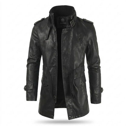 Mens Outlet House - Senal | Fleece-Lined Stand Collar Coat Men