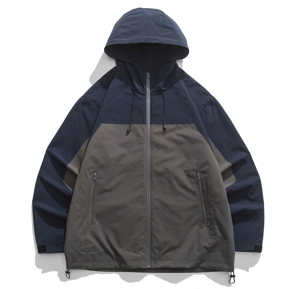 Mens Outlet House - Tuwik | Color-Blocked Hooded Jacket Unisex