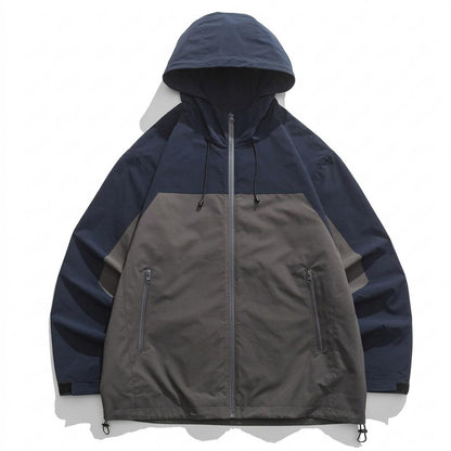 Mens Outlet House - Tuwik | Color-Blocked Hooded Jacket Unisex