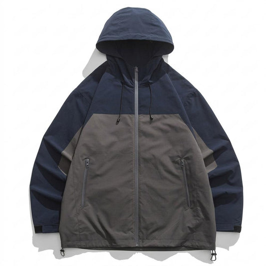 Mens Outlet House - Tuwik | Color-Blocked Hooded Jacket Unisex