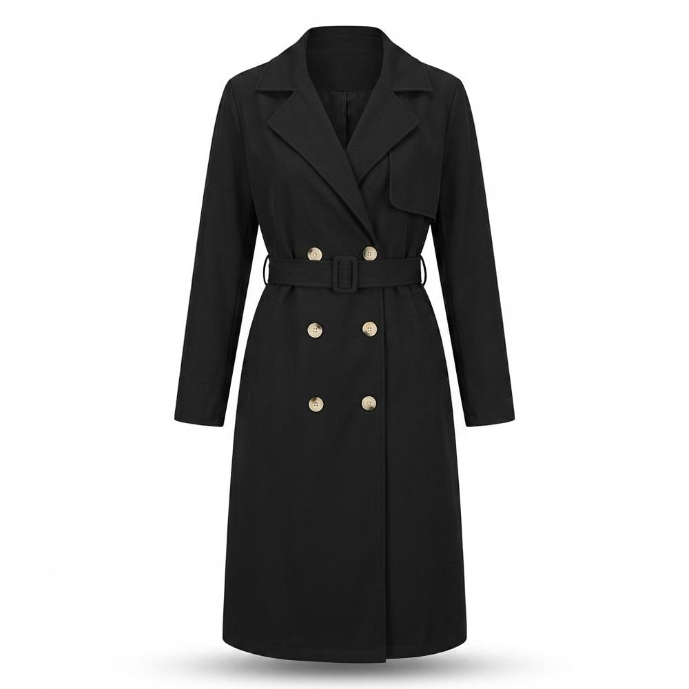 Mens Outlet House - Noser | Double-Breasted Belted Coat Women