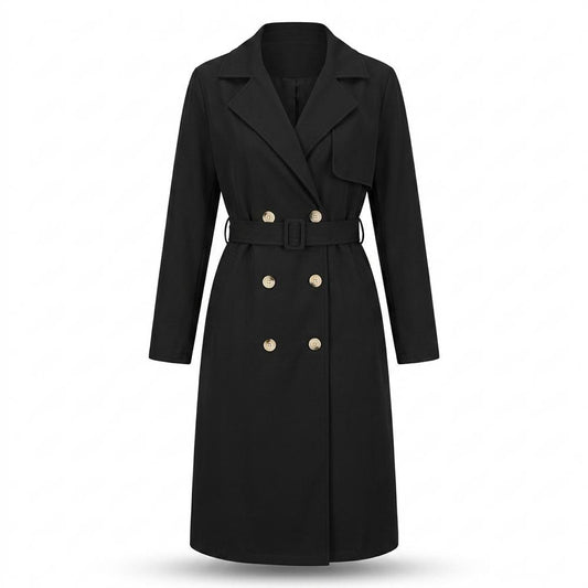 Mens Outlet House - Noser | Double-Breasted Belted Coat Women