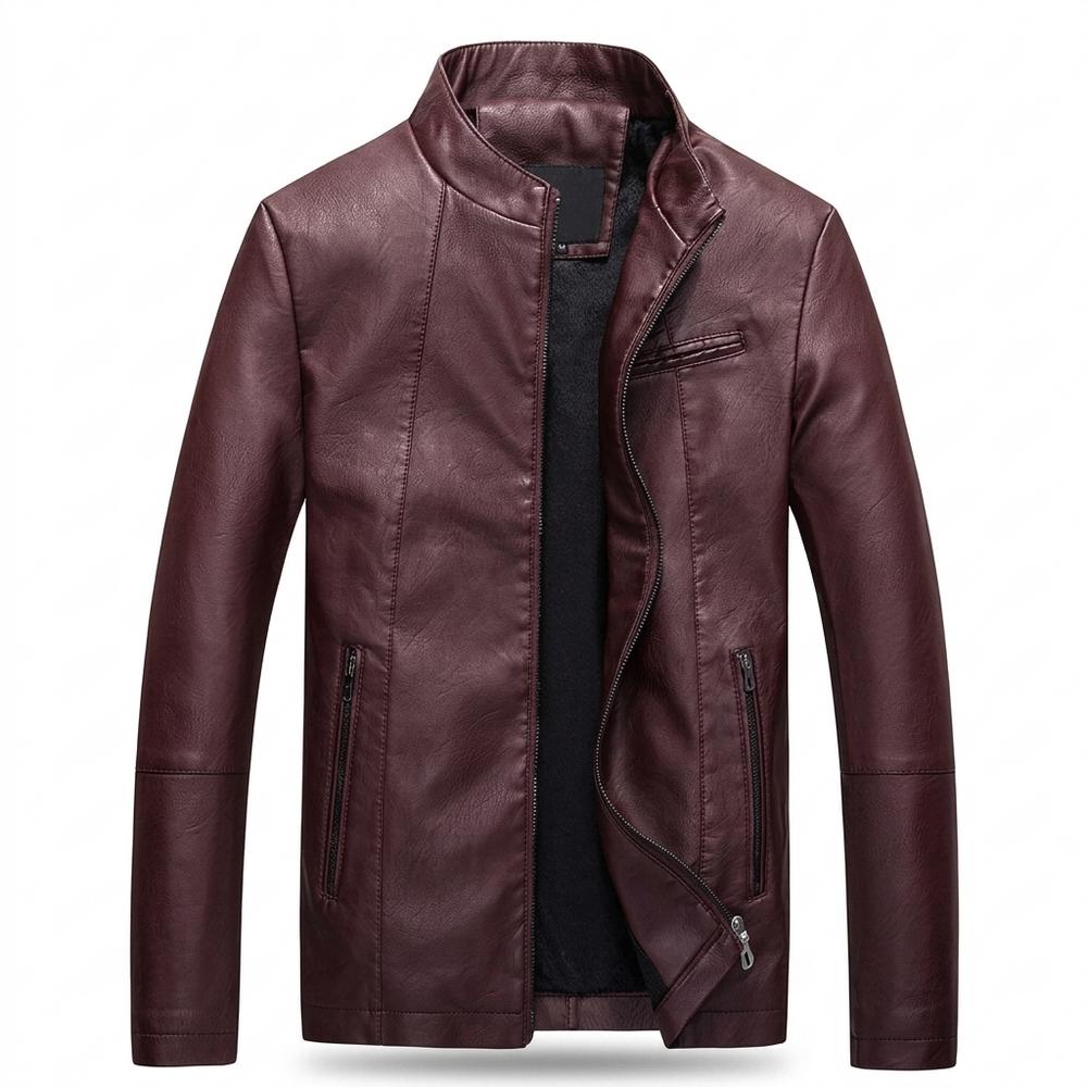 Mens Outlet House - Nitor | Lined Tailored Leather Jacket Men