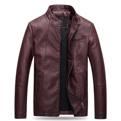 Mens Outlet House - Nitor | Lined Tailored Leather Jacket Men
