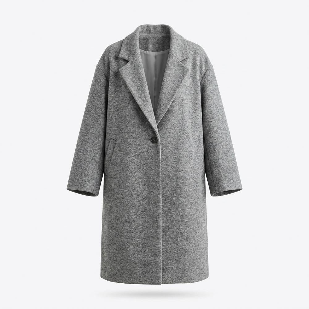 Mens Outlet House - Eigus | Single-Breasted Melange Coat Women