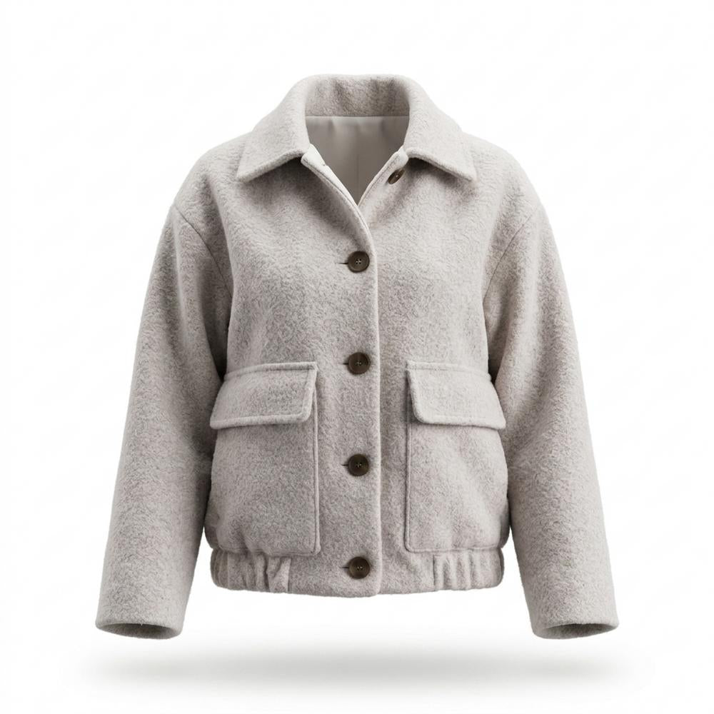 Mens Outlet House - Lysan | Textured Cropped Jacket Women