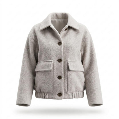 Mens Outlet House - Lysan | Textured Cropped Jacket Women