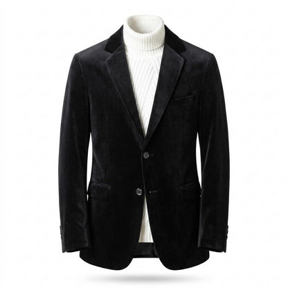 Mens Outlet House - Raron | Velvet Tailored Blazer Men